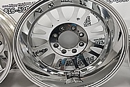 Aluminum Truck Wheels AFTER Chrome-Like Metal Polishing and Buffing Services - Aluminum Polishing Services - Wheel Polishing