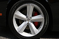 Dodge Challenger Aluminum 20" Wheel BEFORE Chrome-Like Metal Polishing and Buffing Services