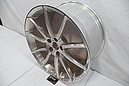 Aluminum Wheels BEFORE Chrome-Like Metal Polishing and Buffing Services / Restoration Services 