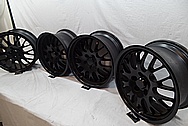 Aluminum Wheels BEFORE Chrome-Like Metal Polishing and Buffing Services / Restoration Services 