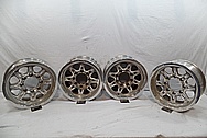 Weld Racing Aluminum Forged Wheels BEFORE Chrome-Like Metal Polishing and Buffing Services / Restoration Services 