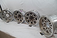Weld Racing Aluminum Forged Wheels BEFORE Chrome-Like Metal Polishing and Buffing Services / Restoration Services 