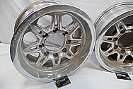 Weld Racing Aluminum Forged Wheels BEFORE Chrome-Like Metal Polishing and Buffing Services / Restoration Services 