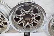 Weld Racing Aluminum Forged Wheels BEFORE Chrome-Like Metal Polishing and Buffing Services / Restoration Services 