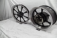 2010 Honda Fury Aluminum Motorcycle Wheels BEFORE Chrome-Like Metal Polishing and Buffing Services / Restoration Services