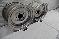 Aluminum Wheel Lips and Faces With Rivets BEFORE Chrome-Like Metal Polishing - Aluminum Polishing - Wheel Polishing