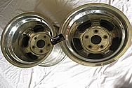 Aluminum Wheel BEFORE Chrome-Like Metal Polishing and Buffing Services