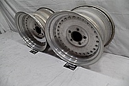 Aluminum Wheel Lips and Faces With Rivets BEFORE Chrome-Like Metal Polishing - Aluminum Polishing - Wheel Polishing