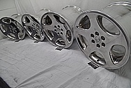 1998 Dodge Viper Aluminum Stock Wheels BEFORE Chrome-Like Metal Polishing and Buffing Services - Aluminum Polishing