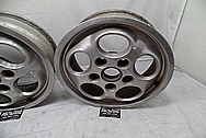 Porsche 944 Aluminum Wheels BEFORE Chrome-Like Metal Polishing and Buffing Services - Aluminum Polishing