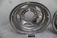 Aluminum Truck Wheels BEFORE Chrome-Like Metal Polishing - Aluminum Polishing Services - Wheel Polishing Services