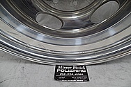 Ford 3500 Series Platinum Edition Truck Aluminum Wheels BEFORE Chrome-Like Metal Polishing - Aluminum Polishing Services