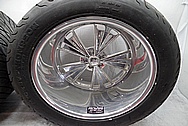 1932 Roadster Boyd Coddington Aluminum Wheels BEFORE Chrome-Like Metal Polishing and Buffing Services PLUS High Quality Ceramic Coating - Aluminum Polishing Services 