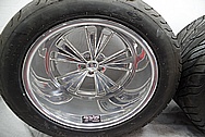 1932 Roadster Boyd Coddington Aluminum Wheels BEFORE Chrome-Like Metal Polishing and Buffing Services PLUS High Quality Ceramic Coating - Aluminum Polishing Services 