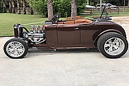 1932 Roadster Boyd Coddington Aluminum Wheels BEFORE Chrome-Like Metal Polishing and Buffing Services PLUS High Quality Ceramic Coating - Aluminum Polishing Services 