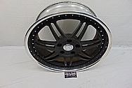 Chevy Corvette I-Forged Aluminum Wheels BEFORE Chrome-Like Metal Polishing and Buffing Services - Aluminum Polishing Services
