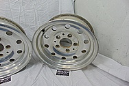 Aluminum 10 Hole Wheels BEFORE Chrome-Like Metal Polishing and Buffing Services - Aluminum Polishing - Wheel Polishing