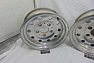 Aluminum 10 Hole Wheels BEFORE Chrome-Like Metal Polishing and Buffing Services - Aluminum Polishing - Wheel Polishing