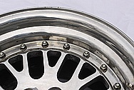 Dodge Viper 16" Aluminum CCW Wheel BEFORE Chrome-Like Metal Polishing and Buffing Services