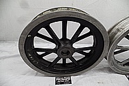 Halibrand Magnesium Wheels BEFORE Chrome-Like Metal Polishing and Buffing Services / Restoration Services - Magnesium Polishing 