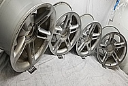 2004 Chevrolet SSR Aluminum Wheels BEFORE Chrome-Like Metal Polishing and Buffing Services / Restoration Services - Aluminum Polishing 