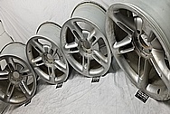 2004 Chevrolet SSR Aluminum Wheels BEFORE Chrome-Like Metal Polishing and Buffing Services / Restoration Services - Aluminum Polishing 