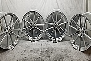 TSW Alloy Aluminum Wheels BEFORE Chrome-Like Metal Polishing and Buffing Services / Restoration Services - Wheel Polishing - Aluminum Polishing 