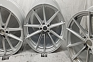 TSW Alloy Aluminum Wheels BEFORE Chrome-Like Metal Polishing and Buffing Services / Restoration Services - Wheel Polishing - Aluminum Polishing 