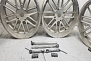 Razor All Terrain Vehicle Aluminum Wheels BEFORE Chrome-Like Metal Polishing - Aluminum Polishing