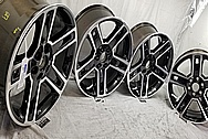 GM - General Motors Aluminum Wheels BEFORE Chrome-Like Metal Polishing - Aluminum Polishing