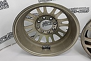 Aluminum Truck Wheels BEFORE Chrome-Like Metal Polishing and Buffing Services - Aluminum Polishing Services - Wheel Polishing
