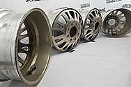 Aluminum Truck Wheels BEFORE Chrome-Like Metal Polishing and Buffing Services - Aluminum Polishing Services - Wheel Polishing