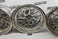 Aluminum Truck Wheels BEFORE Chrome-Like Metal Polishing - Aluminum Polishing Services