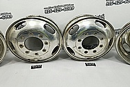 Aluminum Truck Wheels AFTER Chrome-Like Metal Polishing - Aluminum Polishing Services