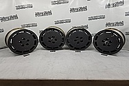 Ford Mustang Aluminum Wheels BEFORE Chrome-Like Metal Polishing - Aluminum Polishing Services