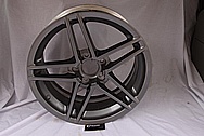 Chevy Corvette Aluminum Wheels BEFORE Chrome-Like Metal Polishing and Buffing Services / Restoration Services 