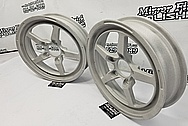 Weld Racing Forged USA Aluminum Wheels BEFORE Chrome-Like Metal Polishing and Buffing Services - Aluminum Polishing Services - Wheel Polishing