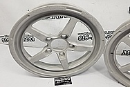 Weld Racing Forged USA Aluminum Wheels BEFORE Chrome-Like Metal Polishing and Buffing Services - Aluminum Polishing Services - Wheel Polishing