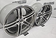BMW Aluminum Wheels BEFORE Chrome-Like Metal Polishing and Buffing Services / Restoration Services - Wheel Polishing 