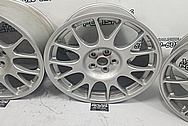 BBS Aluminum Mesh Style Wheels BEFORE Chrome-Like Metal Polishing - Aluminum Polishing - Wheel Polishing