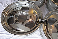 Aluminum Billet Specialties Wheels BEFORE Chrome-Like Metal Polishing and Buffing Services / Restoration Services