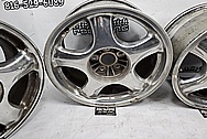 1993 - 1998 Toyota Supra Aluminum Wheels BEFORE Chrome-Like Metal Polishing and Buffing Services / Restoration Services - Aluminum Polishing - Wheel Polishing 