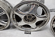 1993 - 1998 Toyota Supra Aluminum Wheels BEFORE Chrome-Like Metal Polishing and Buffing Services / Restoration Services - Aluminum Polishing - Wheel Polishing 