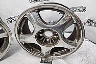 1993 - 1998 Toyota Supra Aluminum Wheels BEFORE Chrome-Like Metal Polishing and Buffing Services / Restoration Services - Aluminum Polishing - Wheel Polishing 