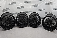 BMW Aluminum Wheels BEFORE Chrome-Like Metal Polishing - Aluminum Polishing - Wheel Polishing Service 