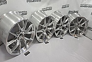 Apex Forged Aluminum Wheels BEFORE Chrome-Like Metal Polishing - Aluminum Polishing - Wheel Polishing Service 