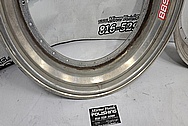 BBS Aluminum Wheel Lips BEFORE Chrome-Like Metal Polishing - Aluminum Polishing - Wheel Lip Polishing Service