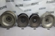 Halibrand Vintage Magnesium Wheels BEFORE Chrome-Like Metal Polishing and Buffing Services / Restoration Services - Intake Manifold Polishing