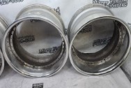 Blitz Technospeed Japanese Aluminum Wheels BEFORE Chrome-Like Metal Polishing - Aluminum Polishing - Wheel Polishing Services -Blitz Polishing