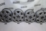 Aluminum 7 Spoke Wheels BEFORE Chrome-Like Metal Polishing and Buffing Services / Restoration Services - Aluminum Polishing - Wheel Polishing